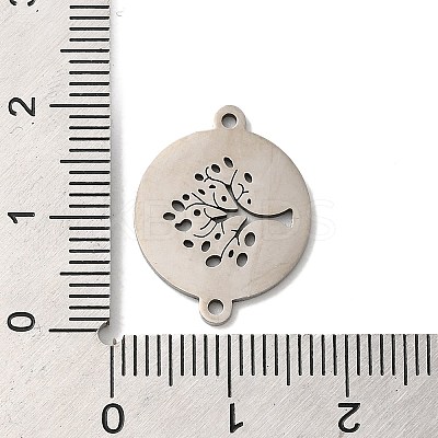 Tarnish Resistant 304 Stainless Steel Connector Charms LS-STAS-D013-02B-P-1