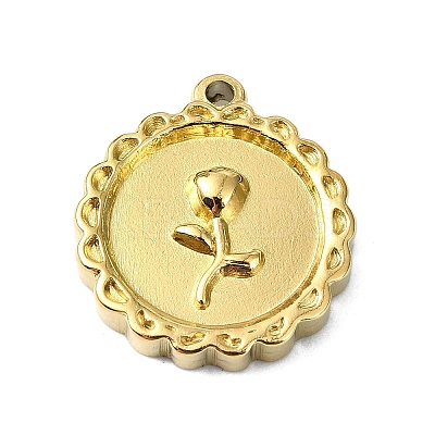 Ion Plating(IP) 304 Stainless Steel Pendants STAS-B058-07G-05-1