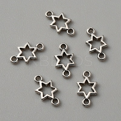 Tibetan Style Alloy Connector Charms FIND-CJC0012-079-1