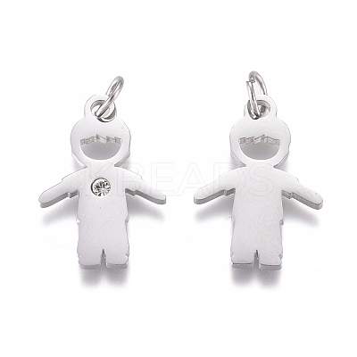 316 Surgical Stainless Steel Pendants LS-STAS-L242-03P-1