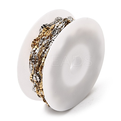 Two Tone 304 Stainless Steel Dapped Chains CHS-P029-02B-A-1