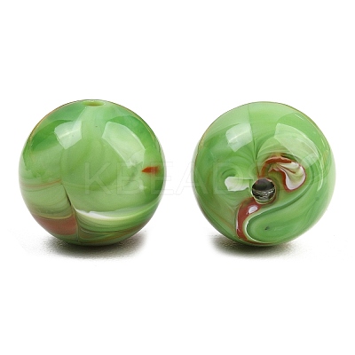 Opaque Acrylic Imitation Gemstone Beads OACR-G064-15C-02-1