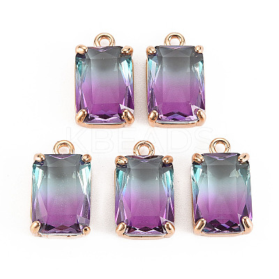 Gradient Color Glass Pendants X-GLAA-S193-008-A08-1