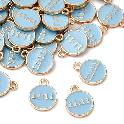 Alloy Enamel Charms ENAM-C028-01G-02-1