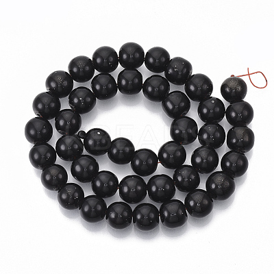 Electroplated Non-magnetic Synthetic Hematite Beads Strands G-S365-015A-1