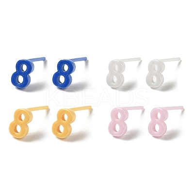 Hypoallergenic Bioceramics Zirconia Ceramic Stud Earrings EJEW-C065-03I-1