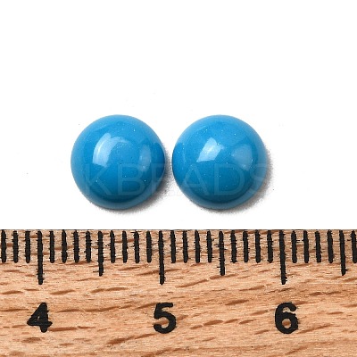 Synthetic Turquoise Cabochons G-C070-02D-1