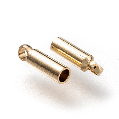 Brass Cord Ends KK-H759-40A-G-1