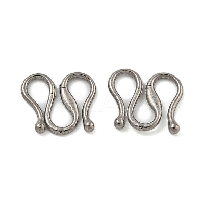 Non-Tarnish 304 Stainless Steel S-Hook Clasps STAS-U007-19A-P-1