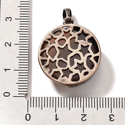 Natural Red Agate(Dyed & Heated) Pendants G-P560-01R-14-1