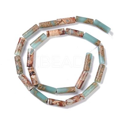 Synthetic Aqua Terra Jasper Beads Strands G-P529-A01-01-1