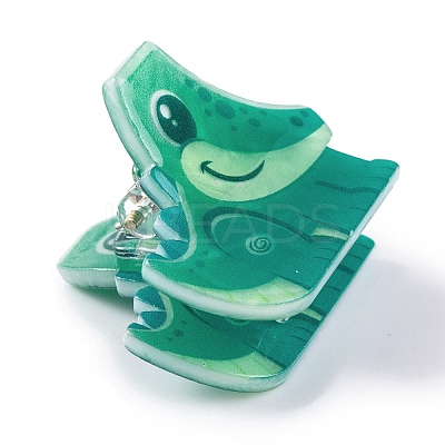 Cute Mini Crocodile Acrylic Claw Hair Clips PHAR-A012-08E-1