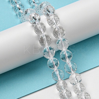 Natural Quartz Crystal Beads Strands G-C079-B06-02-1