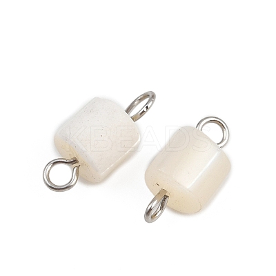 Natural Shell Square Connector Charms X1-STAS-D378-23P-1