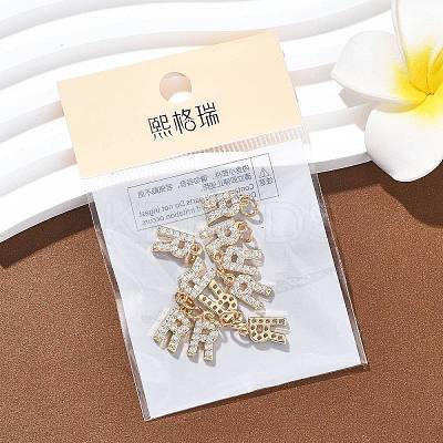 SHEGRACE Brass Micro Pave Clear Cubic Zirconia Pendants XGRQ29546-394G-R-1