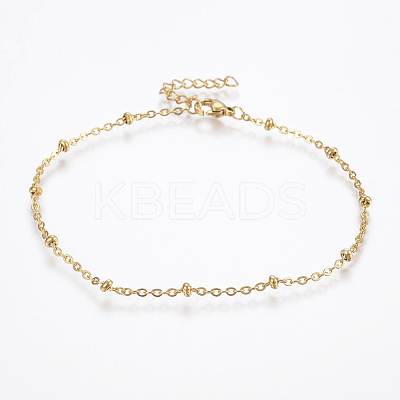 304 Stainless Steel Anklets AJEW-H013-06G-1
