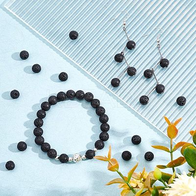 Natural Lava Rock Beads G-NB0001-02-1