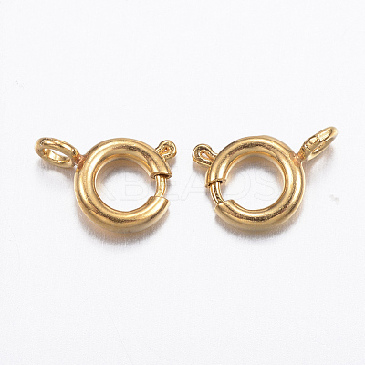 Ion Plating(IP) 304 Stainless Steel Spring Ring Clasps X-STAS-P163-16G-1