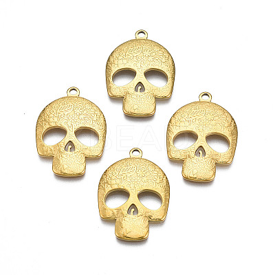 Ion Plating(IP) 201 Stainless Steel Pendants X-STAS-S119-164G-1