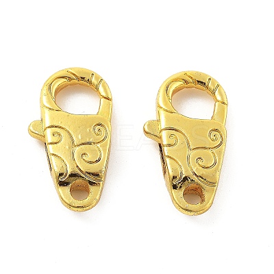 Brass Lobster Claw Clasps KK-R216-18C-G-1