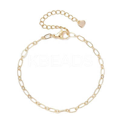 Brass Figaro Chains Bracelets for Women BJEW-JB12575-1