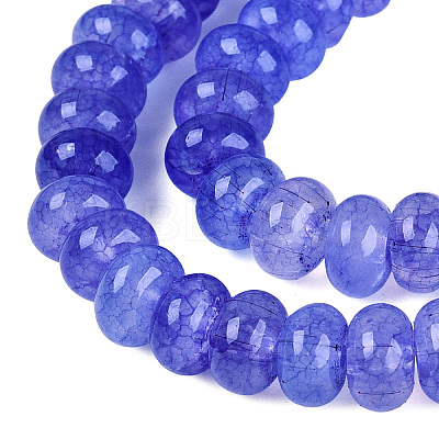 Glass Beads Strands GLAA-N059-5x8mm-08-1