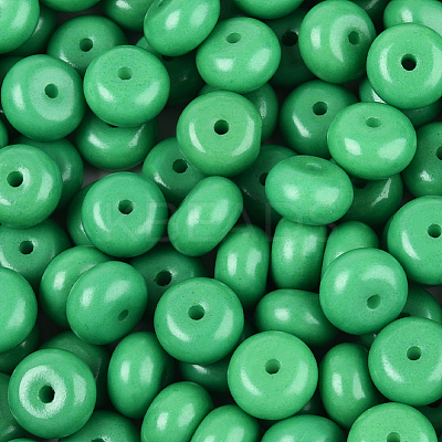 200Pcs Opaque Baking Paint Glass Seed Beads SEED-PA0001-01C-1