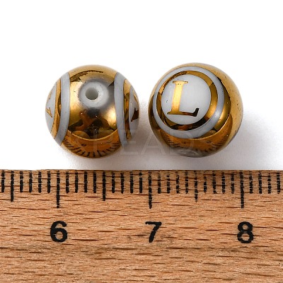Electroplate Glass Beads LS-GLAA-XCP0002-01-1