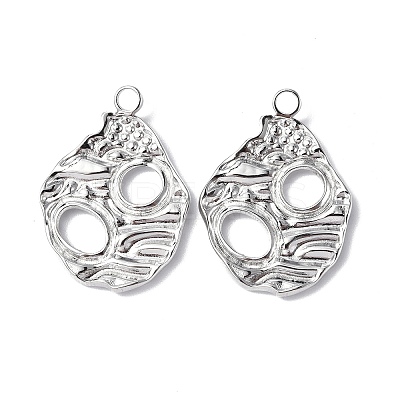 Non-Tarnish 304 Stainless Steel Pendants STAS-C066-11P-1