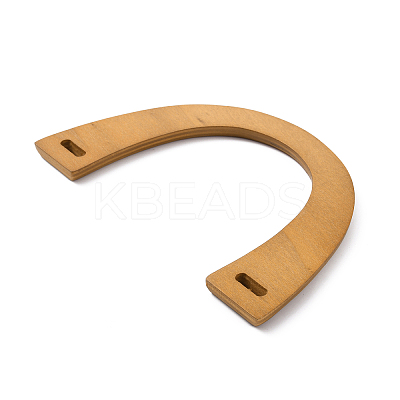 Wooden U-Shaped Bag Handles FIND-WH0010-27B-1