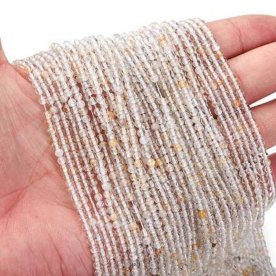 Natural White Topaz Beads Strands LS-G-RM2025-B04-3mm-1