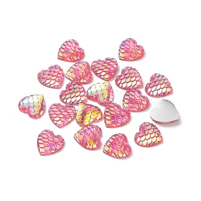 (Defective Closeout Sale: Scratched) Opaque Resin Cabochons CRES-XCP0001-25-1