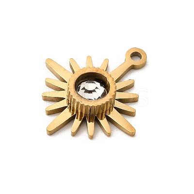 Ion Plating(IP) 316 Surgical Stainless Steel Charms STAS-L265-19G-1