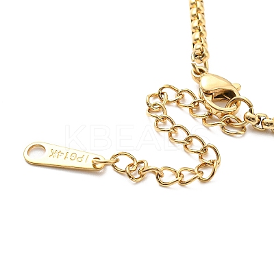 304 Stainless Steel Box Chain Necklace for Men Women NJEW-A008-05G-1
