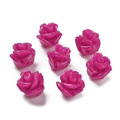 Synthetic Coral Carved Beads CORA-H003-01B-26-1