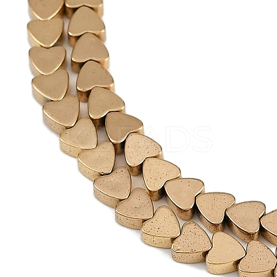 Electroplated Synthetic Non-magnetic Hematite Beads Strands G-G174-F01-02-1
