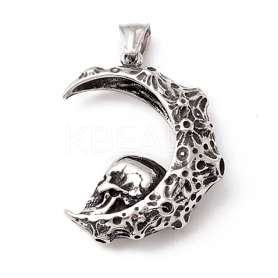 304 Stainless Steel Pendants STAS-P305-46AS-1