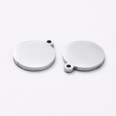 Non-Tarnish 304 Stainless Steel Stamping Blank Tag Charms STAS-G215-10-P02-1