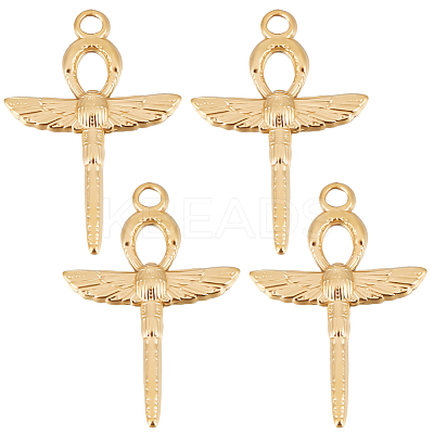 10Pcs 201 Stainless Steel Pendants STAS-BBC0003-06-1