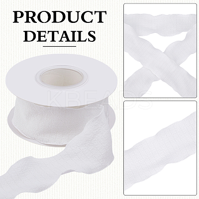 Polyester Ruffled Ribbon for Sewing Decoration OCOR-WH20007-02D-1