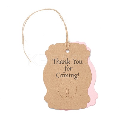 Paper Duplex Hang Tags DIY-F080-01A-1