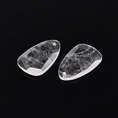 Natural Quartz Crystal Pendants G-Q601-38K-1