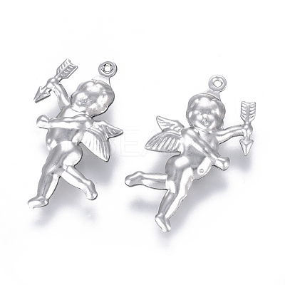 Non-Tarnish 304 Stainless Steel Pendants STAS-F227-10-MP-1