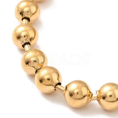 PVD Vacuum Plating 304 Stainless Steel Ball Chain Necklace & Bracelet Set STAS-D181-01G-01A-1