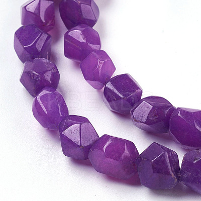 Natural White Jade Beads Strands OGEM-10X8-2-1