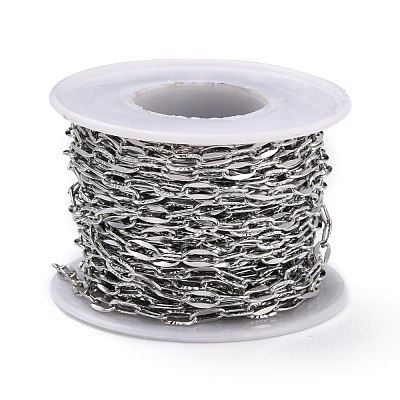 Tarnish Resistant 304 Stainless Steel Cable Chains CHS-D033-05P-01-1