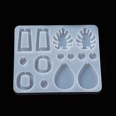 DIY Pendant Earring Silicone Molds X-DIY-L021-67-1