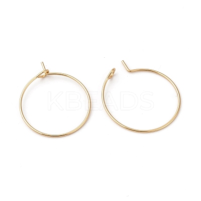 316L Surgical Stainless Steel Hoop Earring Findings STAS-G229-07G-05A-1
