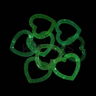 Luminous UV Plating Opaque Acrylic Beads OACR-Q204-27-1