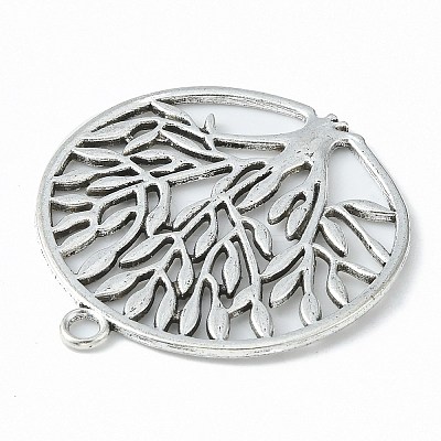 Tibetan Style Zinc Alloy Pendants TIBEP-EA11591YKG-AS-LF-1